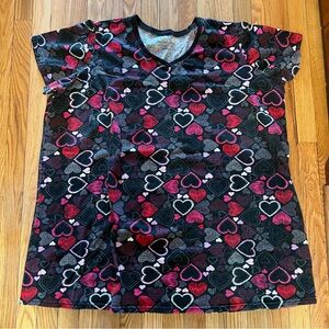 Hearts Pajama Shirt